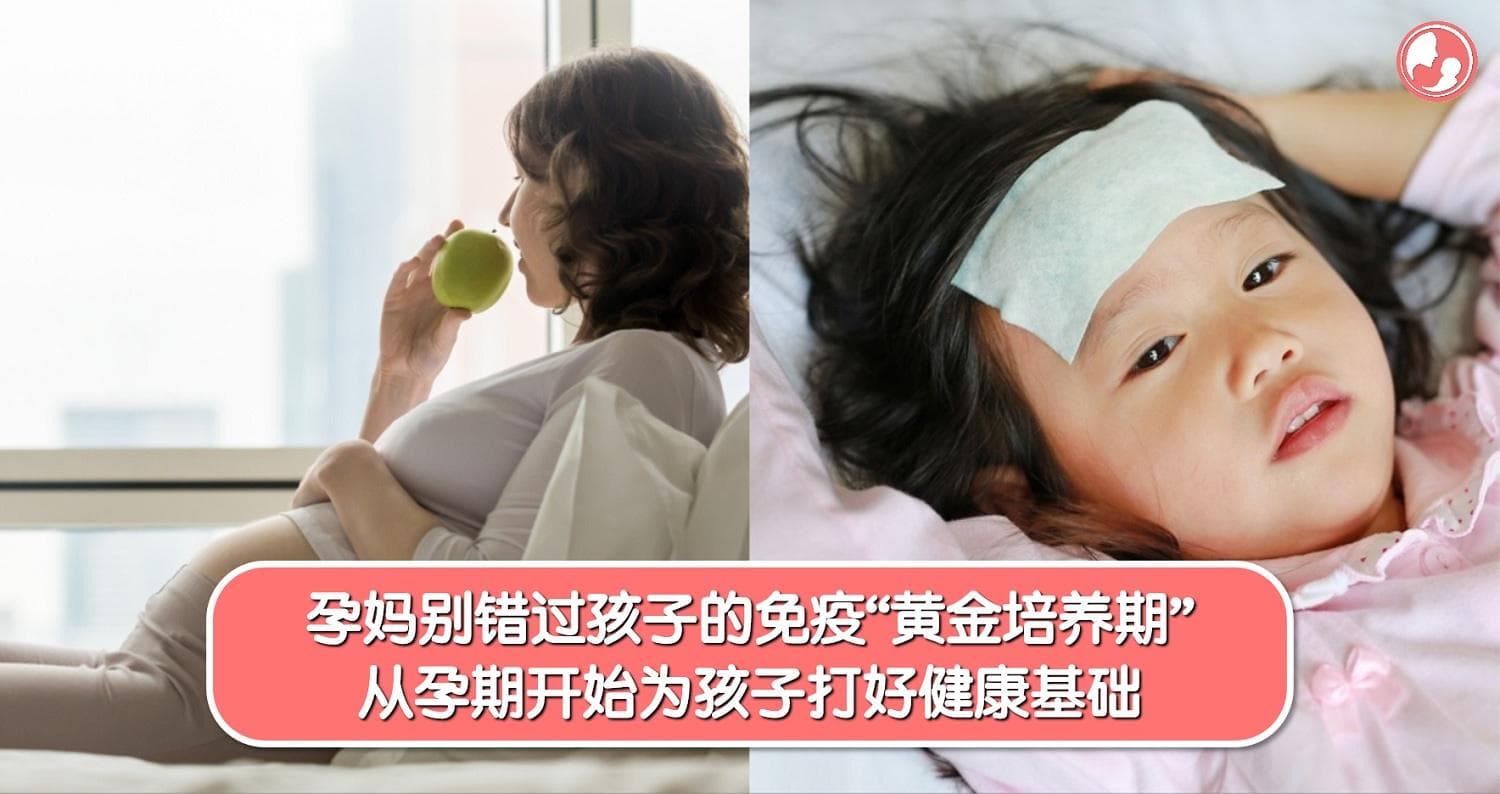 孕妈绝不能错过小孩的“黄金培养期”,为孩子打好免疫基础,妈妈该从孕期做起!
